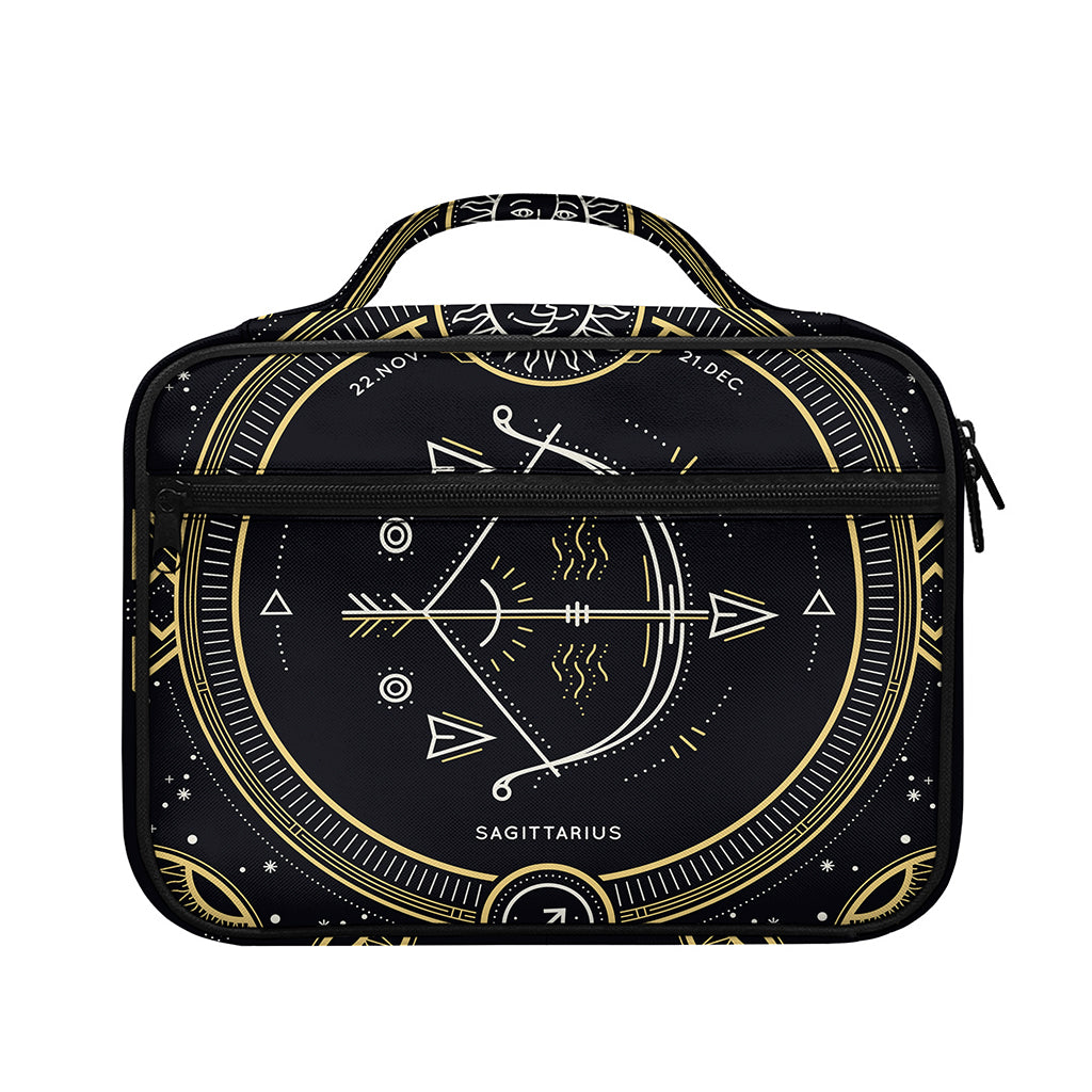 Vintage Sagittarius Zodiac Sign Print Briefcase Bible Bag