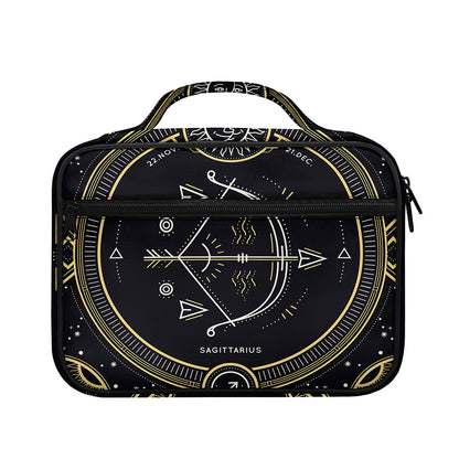 Vintage Sagittarius Zodiac Sign Print Briefcase Bible Bag