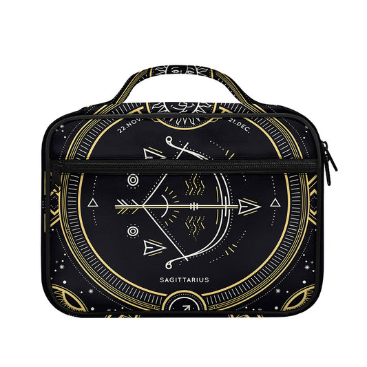 Vintage Sagittarius Zodiac Sign Print Briefcase Bible Bag