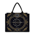 Vintage Sagittarius Zodiac Sign Print Canvas Tote Bag