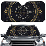 Vintage Sagittarius Zodiac Sign Print Car Windshield Sun Shade