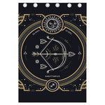 Vintage Sagittarius Zodiac Sign Print Curtain