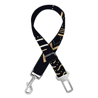 Vintage Sagittarius Zodiac Sign Print Dog Seat Belt