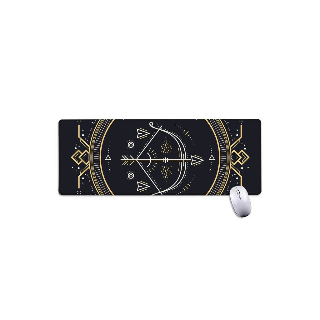 Vintage Sagittarius Zodiac Sign Print Extended Mouse Pad