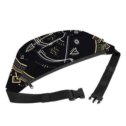 Vintage Sagittarius Zodiac Sign Print Fanny Pack