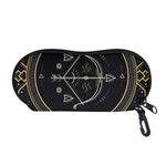 Vintage Sagittarius Zodiac Sign Print Glasses Case