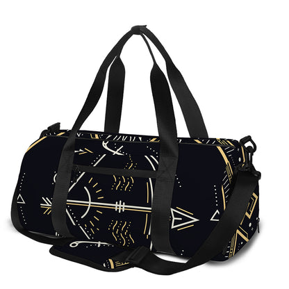 Vintage Sagittarius Zodiac Sign Print Gym Bag