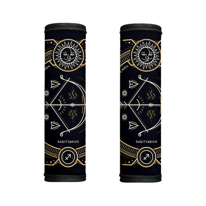 Vintage Sagittarius Zodiac Sign Print Handle Covers