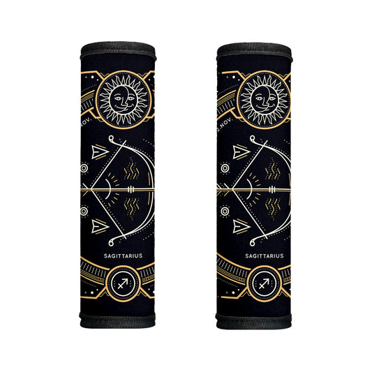 Vintage Sagittarius Zodiac Sign Print Handle Covers