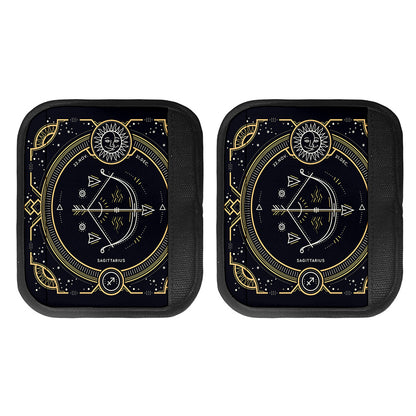 Vintage Sagittarius Zodiac Sign Print Handle Covers