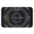Vintage Sagittarius Zodiac Sign Print Indoor Door Mat
