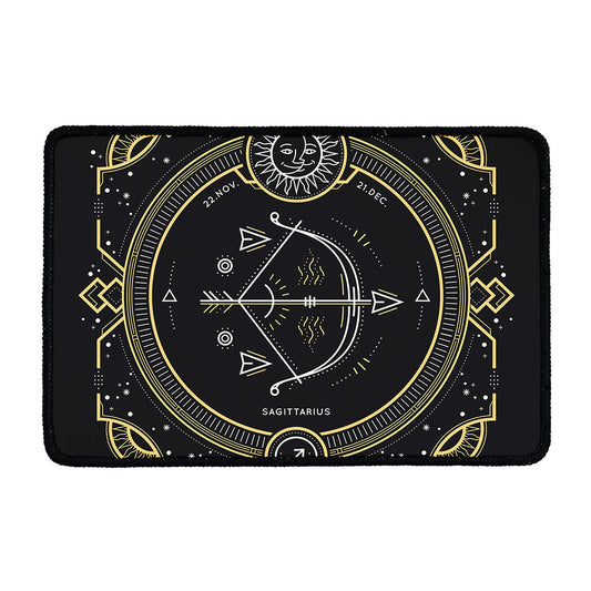 Vintage Sagittarius Zodiac Sign Print Kitchen Mat