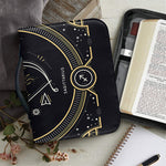 Vintage Sagittarius Zodiac Sign Print Leather Bible Cover