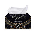 Vintage Sagittarius Zodiac Sign Print Leather Tissue Box Cover