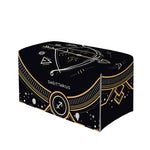 Vintage Sagittarius Zodiac Sign Print Leather Tissue Box Cover