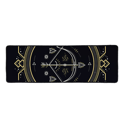 Vintage Sagittarius Zodiac Sign Print Long Kitchen Mat