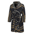 Vintage Sagittarius Zodiac Sign Print Men's Bathrobe