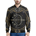 Vintage Sagittarius Zodiac Sign Print Men's Bomber Jacket
