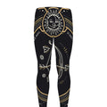 Vintage Sagittarius Zodiac Sign Print Men's Leggings