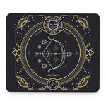 Vintage Sagittarius Zodiac Sign Print Mouse Pad