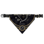 Vintage Sagittarius Zodiac Sign Print Over The Collar Dog Bandana