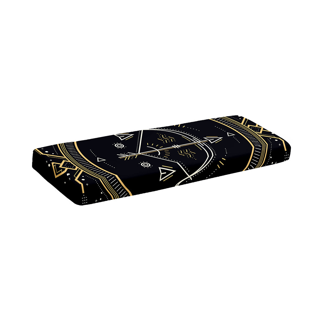 Vintage Sagittarius Zodiac Sign Print Piano Keyboard Cover