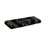 Vintage Sagittarius Zodiac Sign Print Piano Keyboard Cover