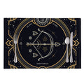 Vintage Sagittarius Zodiac Sign Print Placemat
