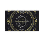 Vintage Sagittarius Zodiac Sign Print Polyester Flag