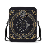 Vintage Sagittarius Zodiac Sign Print Rectangular Crossbody Bag