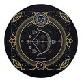 Vintage Sagittarius Zodiac Sign Print Round Blanket