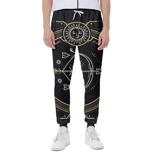 Vintage Sagittarius Zodiac Sign Print Scuba Joggers