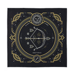 Vintage Sagittarius Zodiac Sign Print Silk Bandana