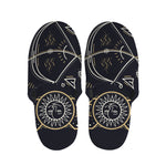 Vintage Sagittarius Zodiac Sign Print Slippers