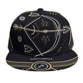 Vintage Sagittarius Zodiac Sign Print Snapback Cap