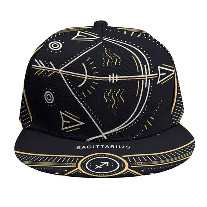 Vintage Sagittarius Zodiac Sign Print Snapback Cap
