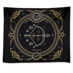 Vintage Sagittarius Zodiac Sign Print Tapestry