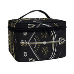 Vintage Sagittarius Zodiac Sign Print Travel Makeup Bag