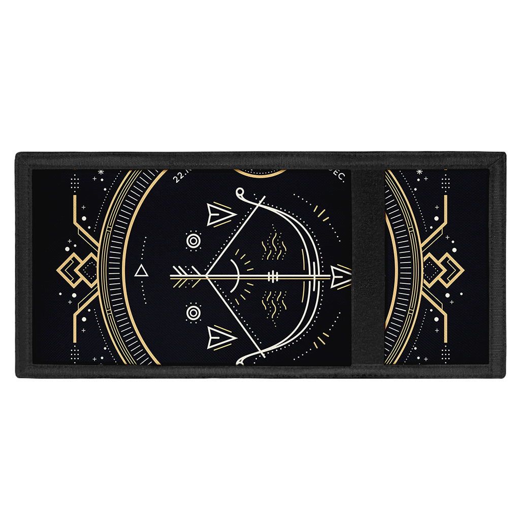 Vintage Sagittarius Zodiac Sign Print Trifold Wallet
