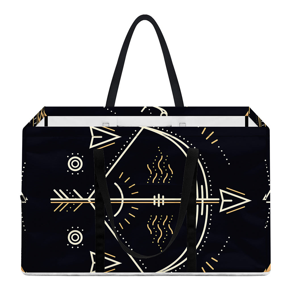 Vintage Sagittarius Zodiac Sign Print Utility Tote Bag