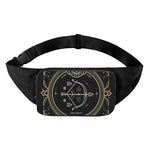 Vintage Sagittarius Zodiac Sign Print Waist Bag