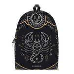 Vintage Scorpio Zodiac Sign Print Backpack