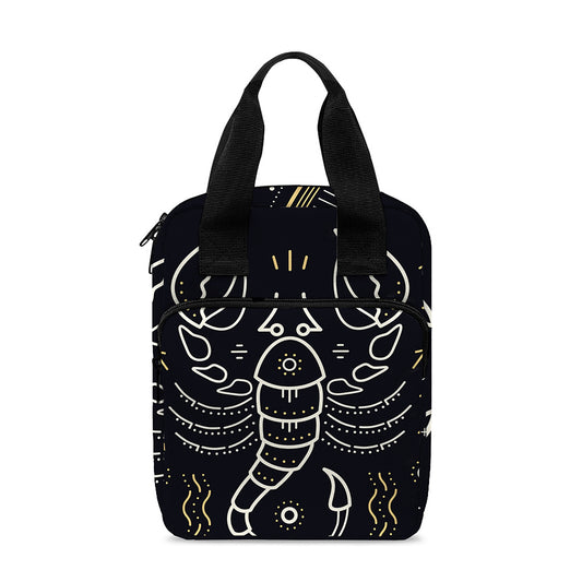 Vintage Scorpio Zodiac Sign Print Bible Tote Bag