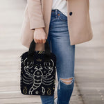 Vintage Scorpio Zodiac Sign Print Bible Tote Bag