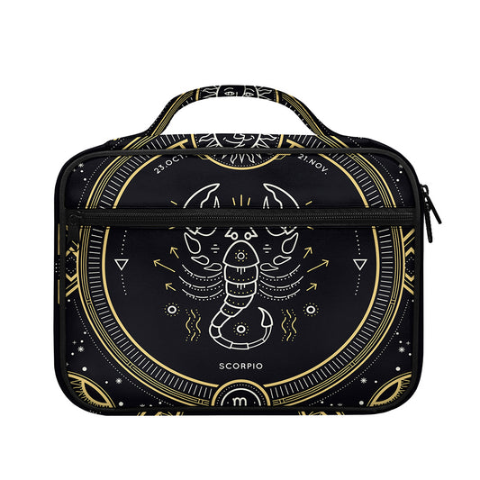 Vintage Scorpio Zodiac Sign Print Briefcase Bible Bag
