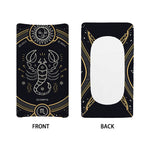 Vintage Scorpio Zodiac Sign Print Changing Pad Cover