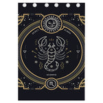 Vintage Scorpio Zodiac Sign Print Curtain