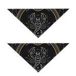 Vintage Scorpio Zodiac Sign Print Dog Bandana