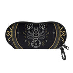 Vintage Scorpio Zodiac Sign Print Glasses Case
