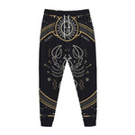 Vintage Scorpio Zodiac Sign Print Jogger Pants